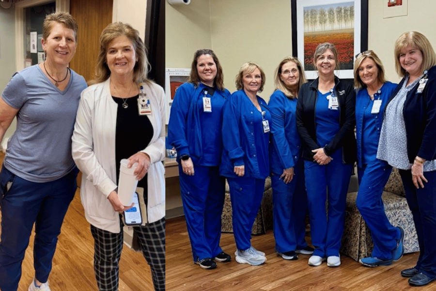 Employees from TVH participating in National Walking Day.