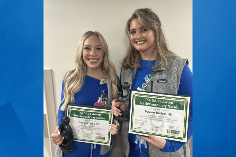 Baylee Harless, RN – Open Heart Recovery Unit  Jordan Postek, RN – Open Heart Recovery Unit