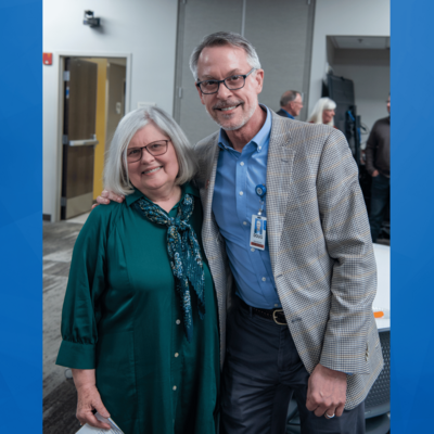 An image of Sharon Hall and Doug Knutson, MD.